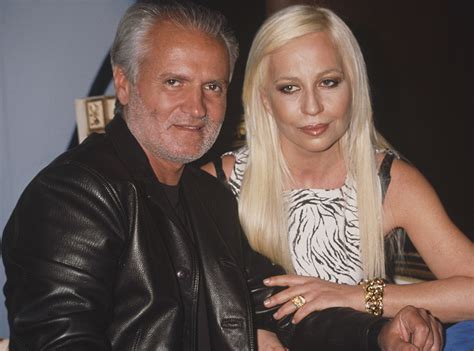 donatella and gianni versace.